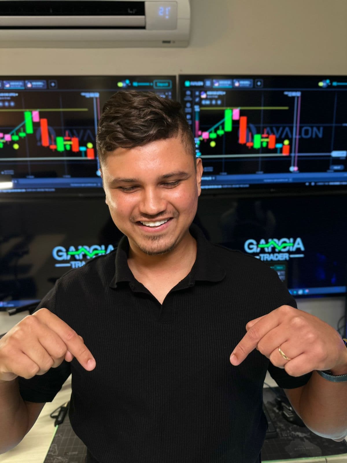 Garcia operando en vivo